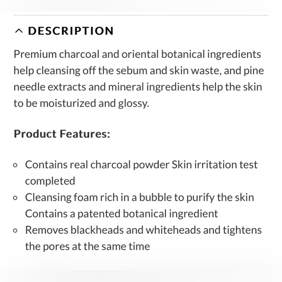 PureHeals Pure Heals Pore Clear Black Charcoal Cleansing Foam UNUSED - Picture 8 of 8